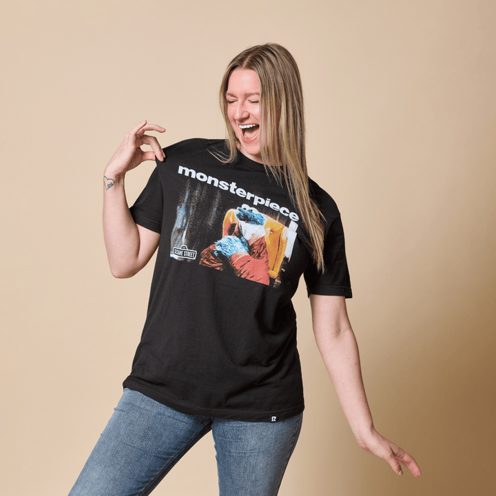 Sesame Street Monsterpiece T-Shirt - Black