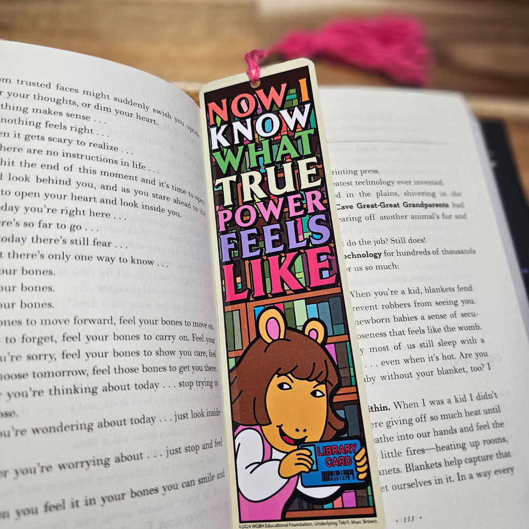 Arthur True Power Bookmark