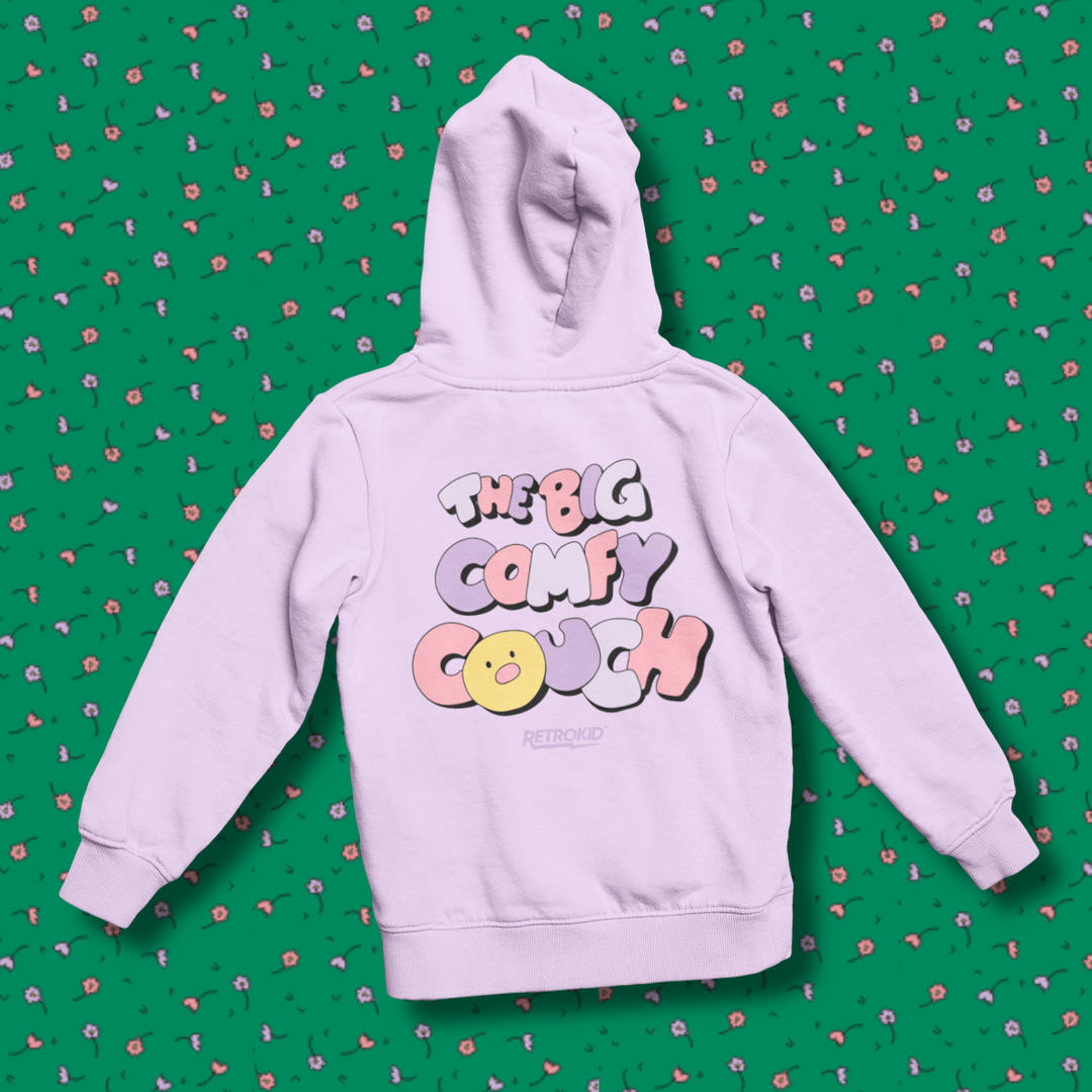 Big Comfy Couch Sun & Moon Hoodie - Lilac