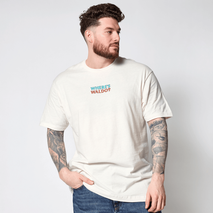 Where's Waldo Search T-Shirt - Vintage White