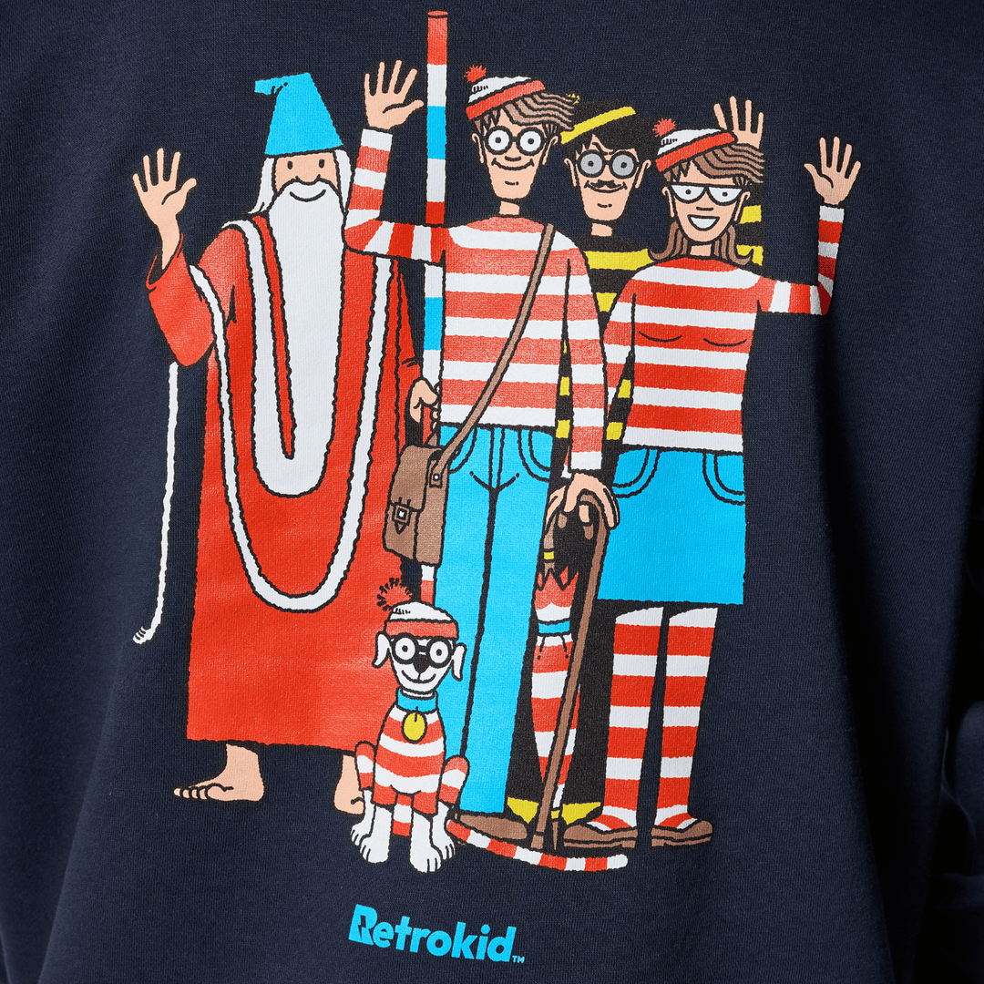 Where's Waldo Friends Hoodie - Navy