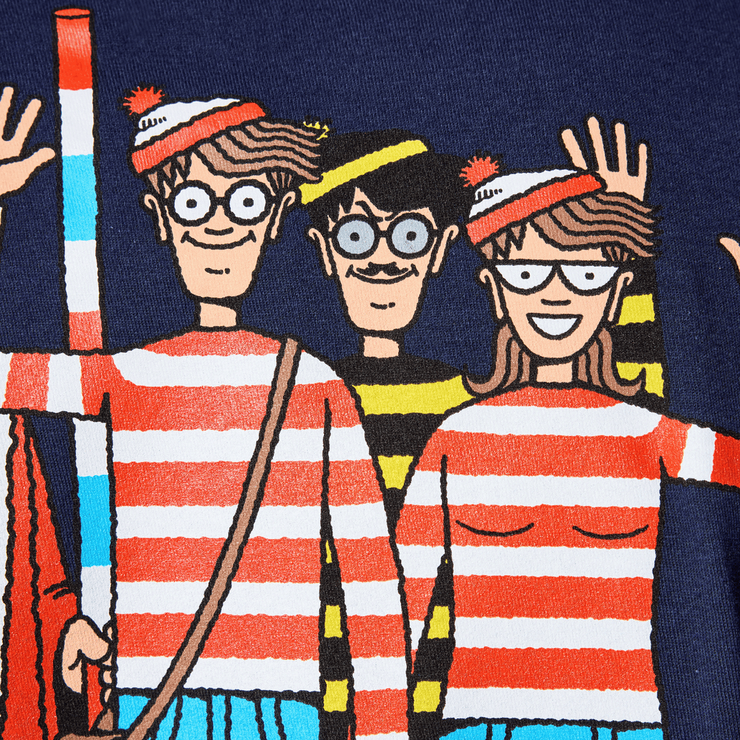 Where's Waldo Friends T-Shirt - Navy