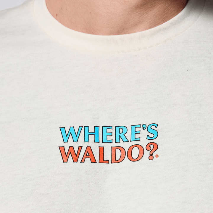 Where's Waldo Search T-Shirt - Vintage White