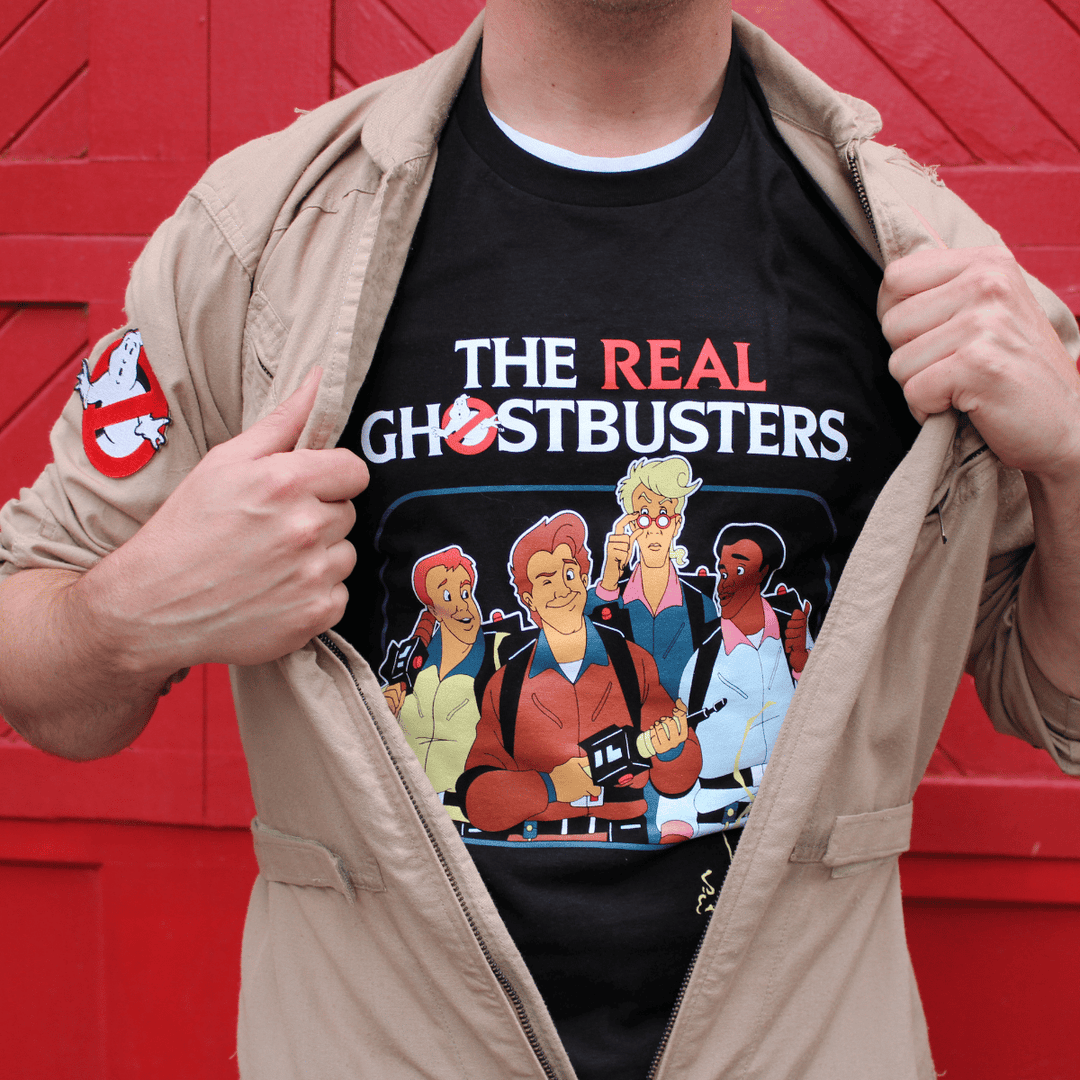 The Real Ghostbusters Investigators T-Shirt - Black