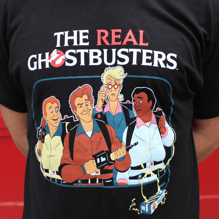 The Real Ghostbusters Investigators T-Shirt - Black