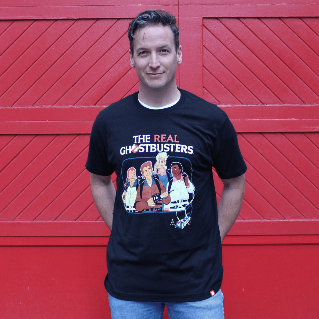 The Real Ghostbusters Investigators T-Shirt - Black