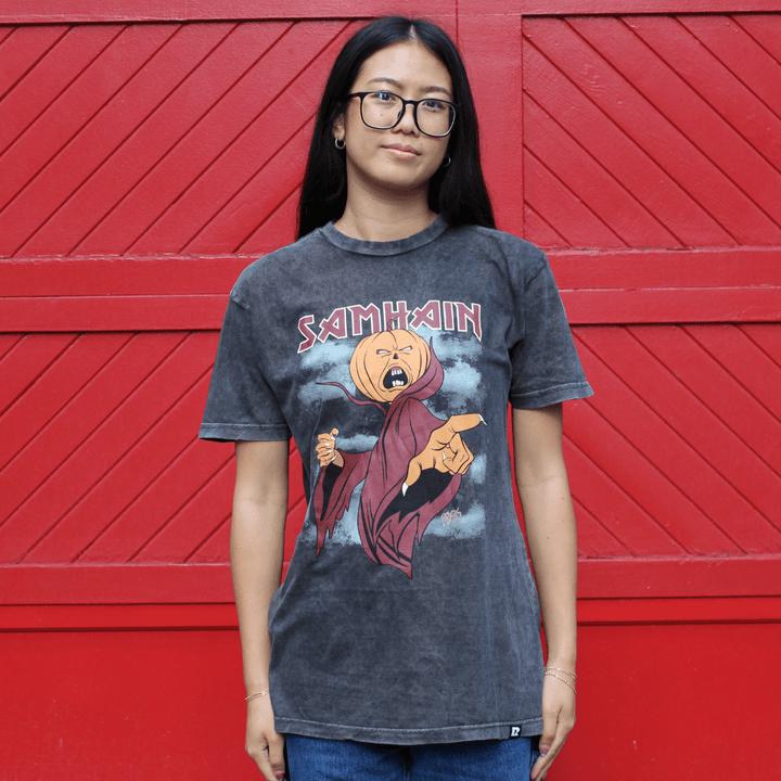 The Real Ghostbusters Samhain Vintage T-Shirt - Black