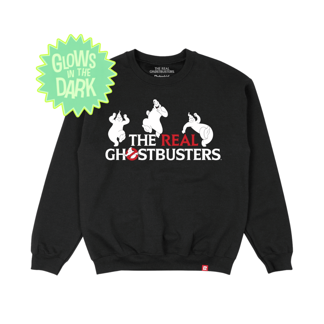 The Real Ghostbusters Glow Crewneck - Black