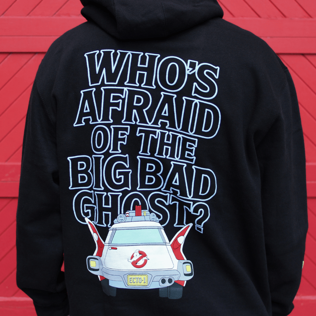 The Real Ghostbusters Ecto-1 Glow Hoodie - Black