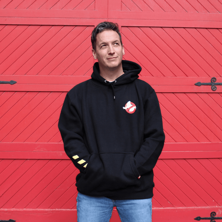 The Real Ghostbusters Ecto-1 Glow Hoodie - Black