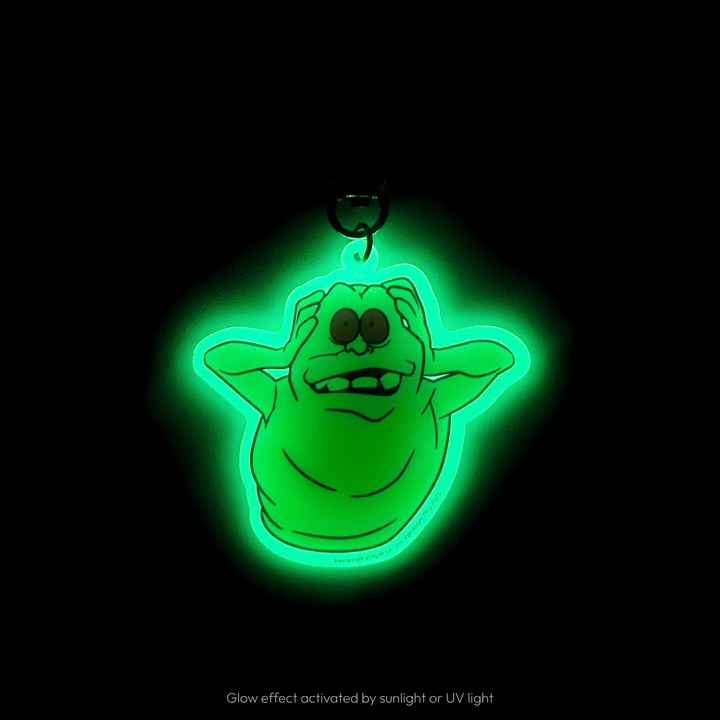 The Real Ghostbusters Slimer Glow Keychain