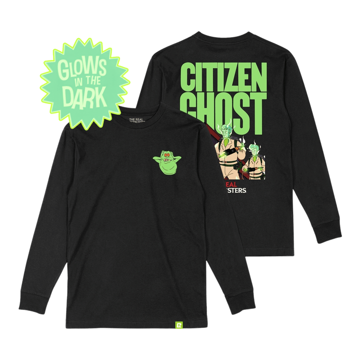 The Real Ghostbusters Spectral Glow Long Sleeve - Black