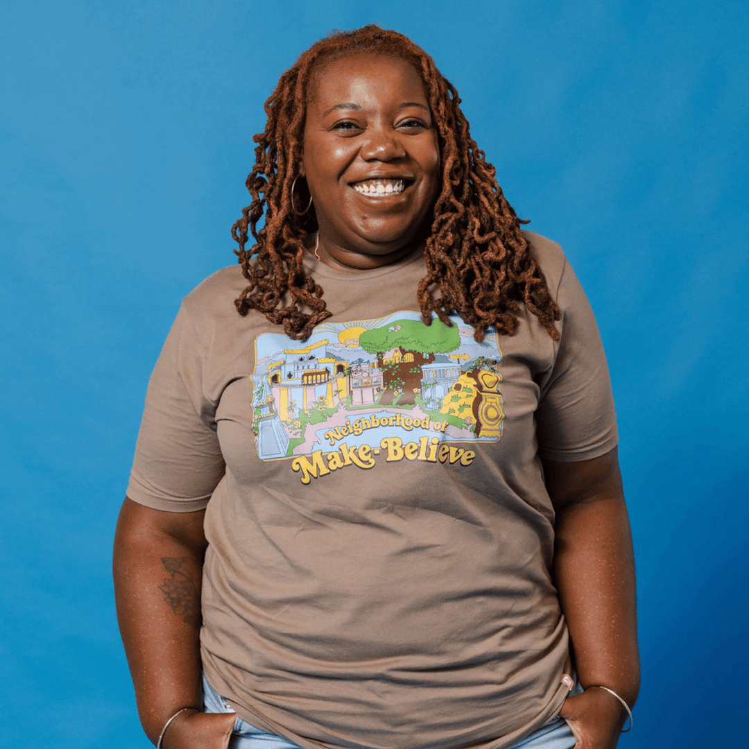Mister Rogers' Neighborhood Make-Believe T-Shirt - Coffee