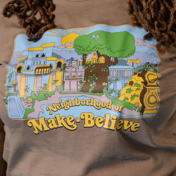 Mister Rogers' Neighborhood Make-Believe T-Shirt - Coffee