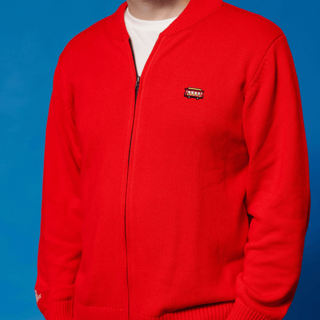 Mister Rogers' Neighborhood Classic Cardigan - Red