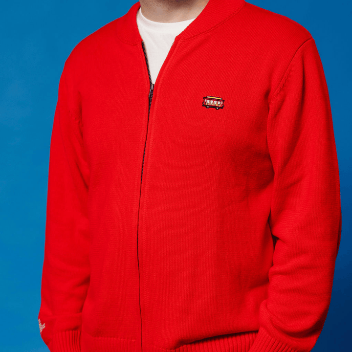 Mister Rogers' Neighborhood Classic Cardigan - Red