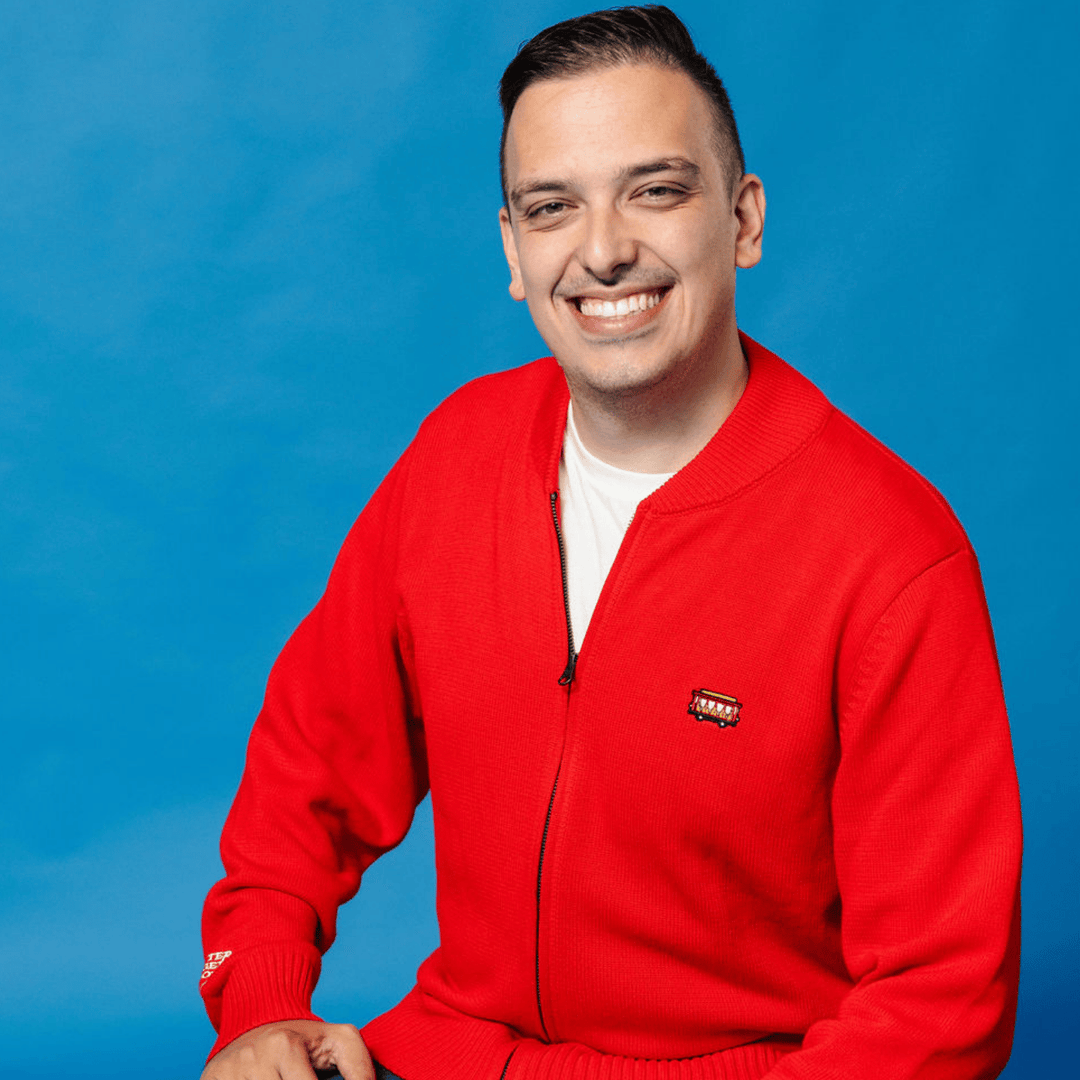 Mister Rogers' Neighborhood Classic Cardigan - Red