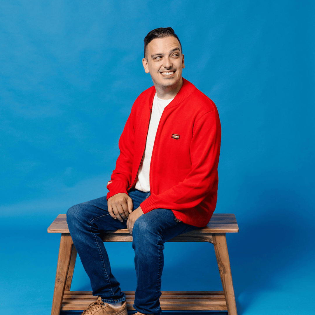 Mister Rogers' Neighborhood Classic Cardigan - Red