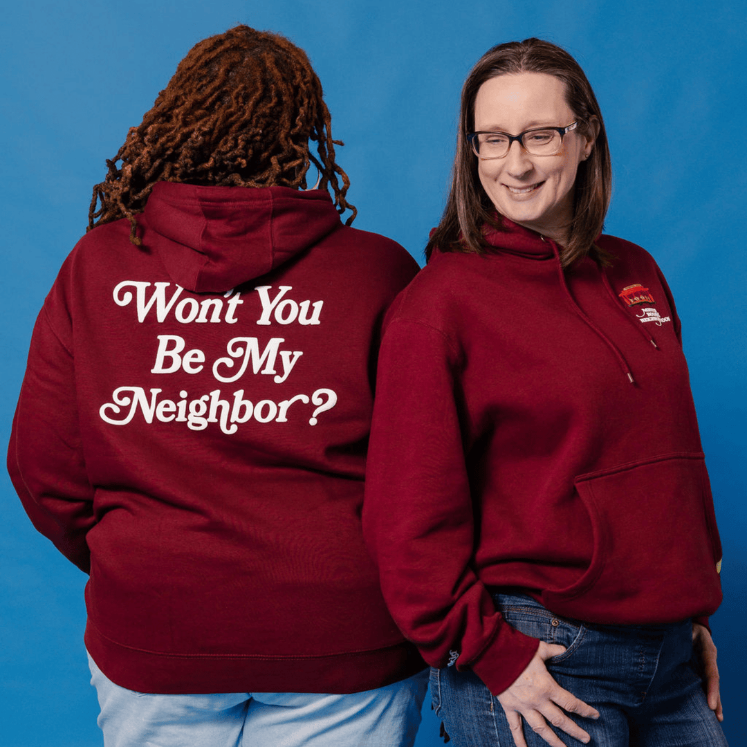 Mister Rogers' Neighborhood Be My Neighbor Hoodie - Burgundy