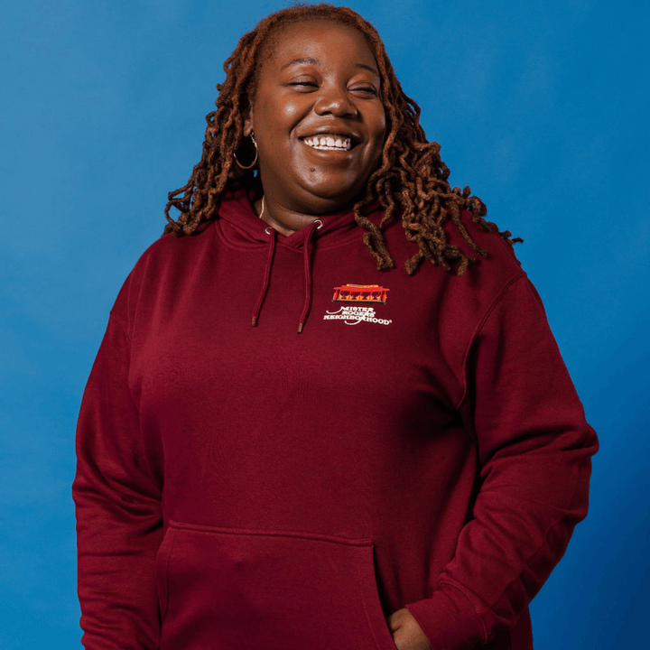 Mister Rogers' Neighborhood Be My Neighbor Hoodie - Burgundy