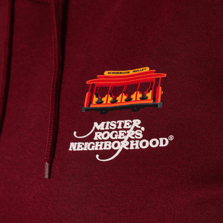 Mister Rogers' Neighborhood Be My Neighbor Hoodie - Burgundy