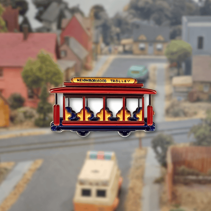 Mister Rogers' Neighborhood Trolley Pin