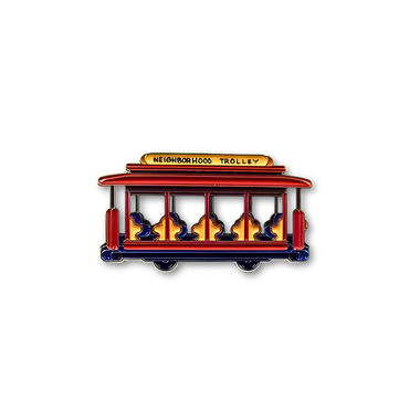 Mister Rogers' Neighborhood Trolley Pin