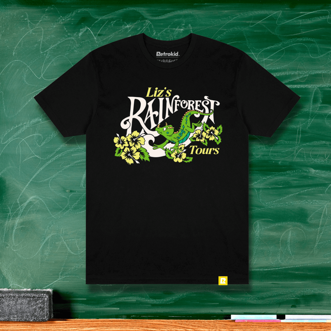 Magic School Bus Liz Tour T-Shirt - Black