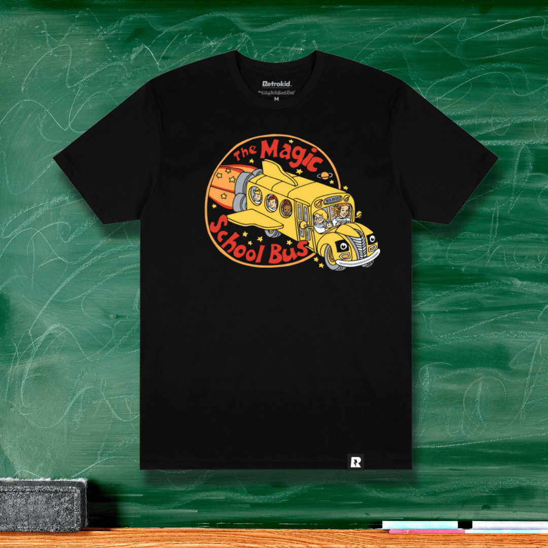 Magic School Bus Logo T-Shirt - Black