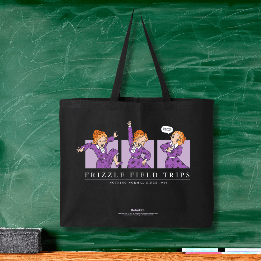 Magic School Bus Field Trip Tote Bag  - Black