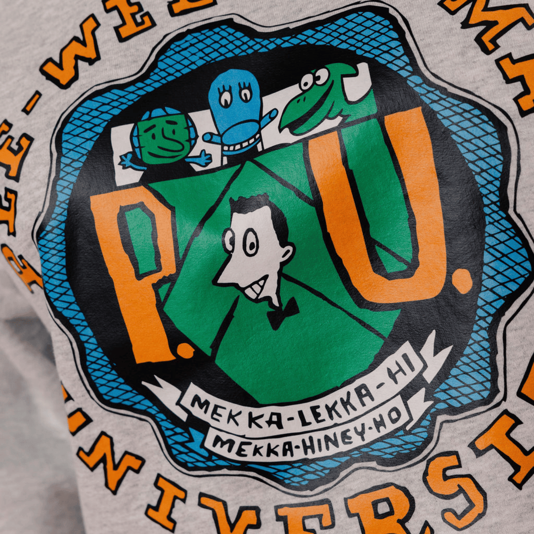 Pee-wee's Playhouse University Crewneck - Heather Grey