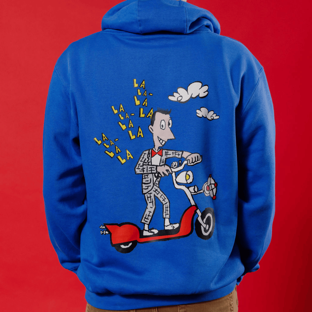 Pee-wee's Playhouse Scooter Hoodie - Royal
