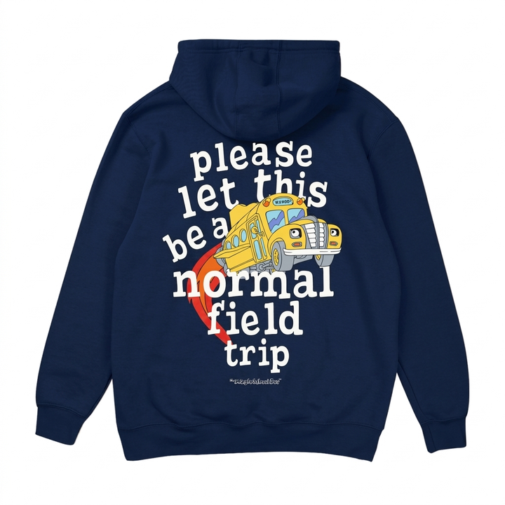 Magic School Bus Field Trip Hoodie - Navy
