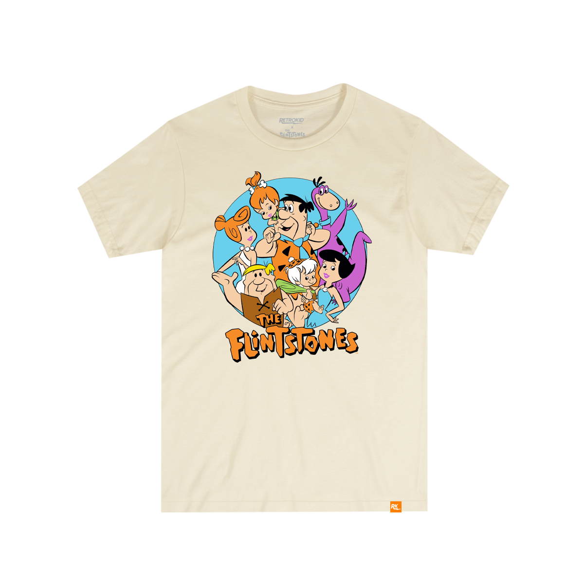 Flintstones Stone-Age Family T-Shirt - Ivory – Retrokid.ca